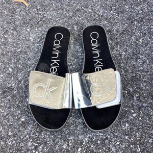 Goth y2k indie normcore gorpcore fisherman Calvin Klein Sandals Women Size 7